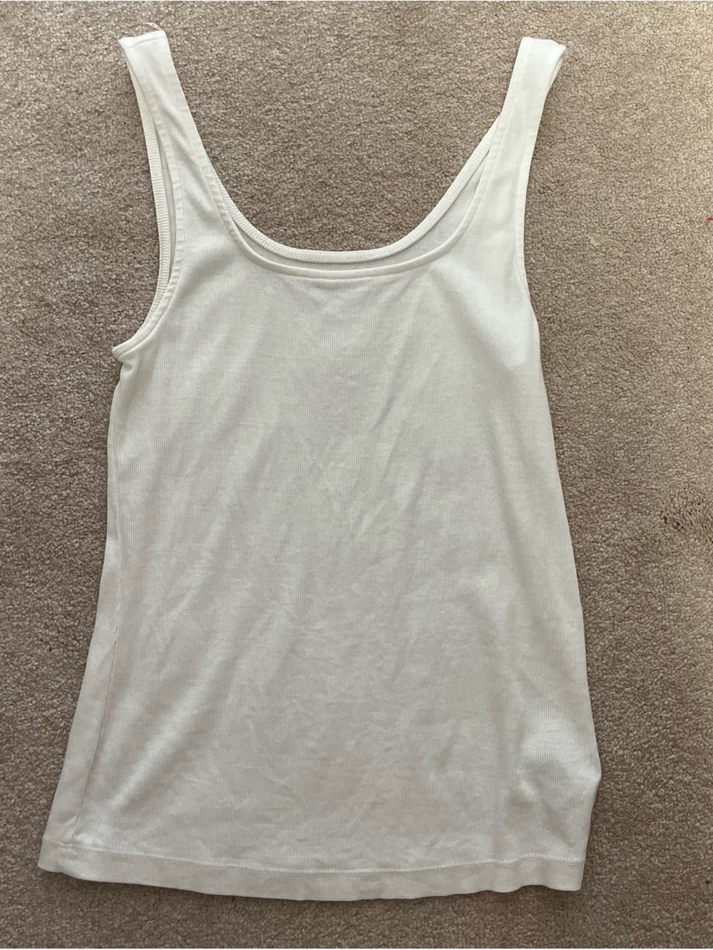 a new day White Scoop Neck Tank Top